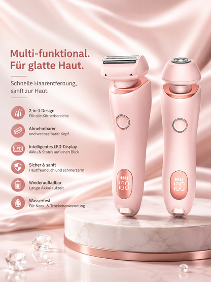 2-in-1 Körper- und Gesichts Trimmer